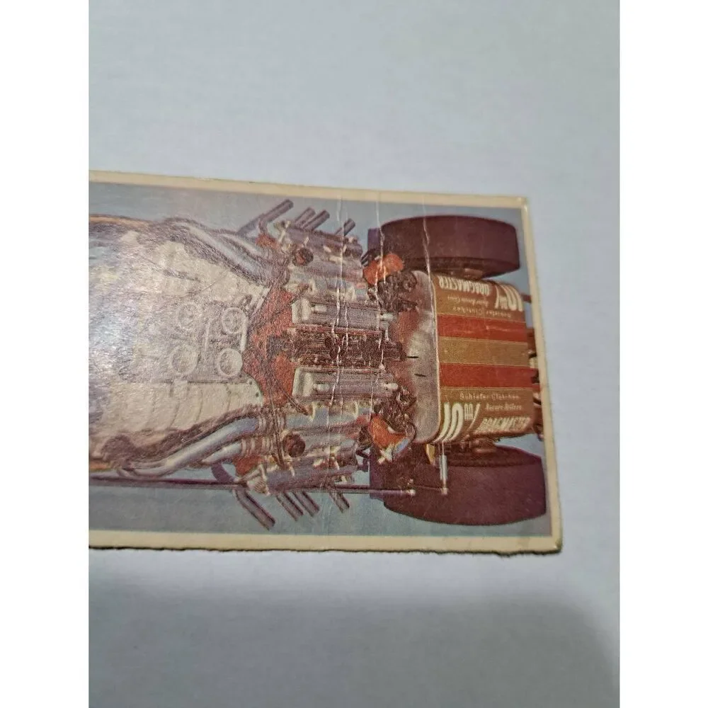 Vintage 1965 Hot Rod Magazine #13 Spec Sheet Record Runs Trading Card
